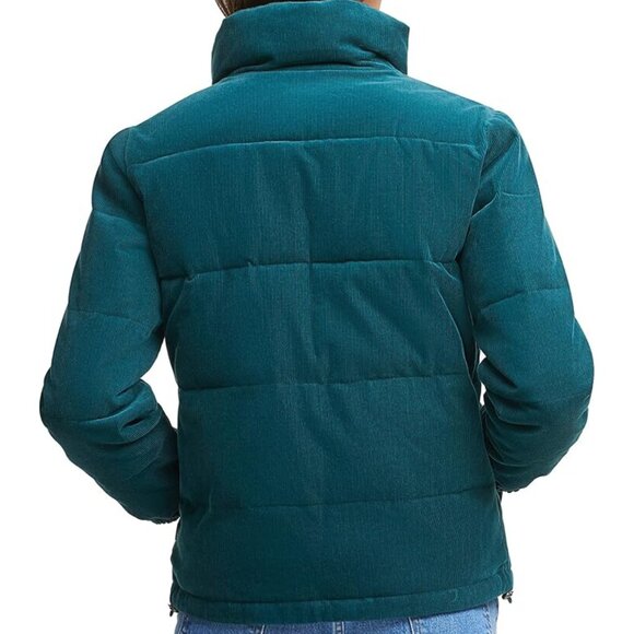 Levi's Zoe Corduroy Puffer Jacket Down Alternative Coat - Picture 2 of 2